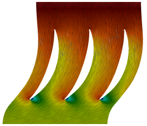 Axial Compressor Cfd Simulation 14 Axial Compressor Segment Tutorial Blade To Blade LIC10