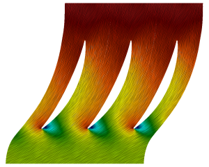 Axial Compressor Cfd Simulation 15 Axial Compressor Segment Tutorial Blade To Blade LIC20