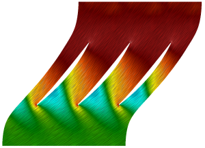 Axial Compressor Cfd Simulation 16 Axial Compressor Segment Tutorial Blade To Blade LIC50