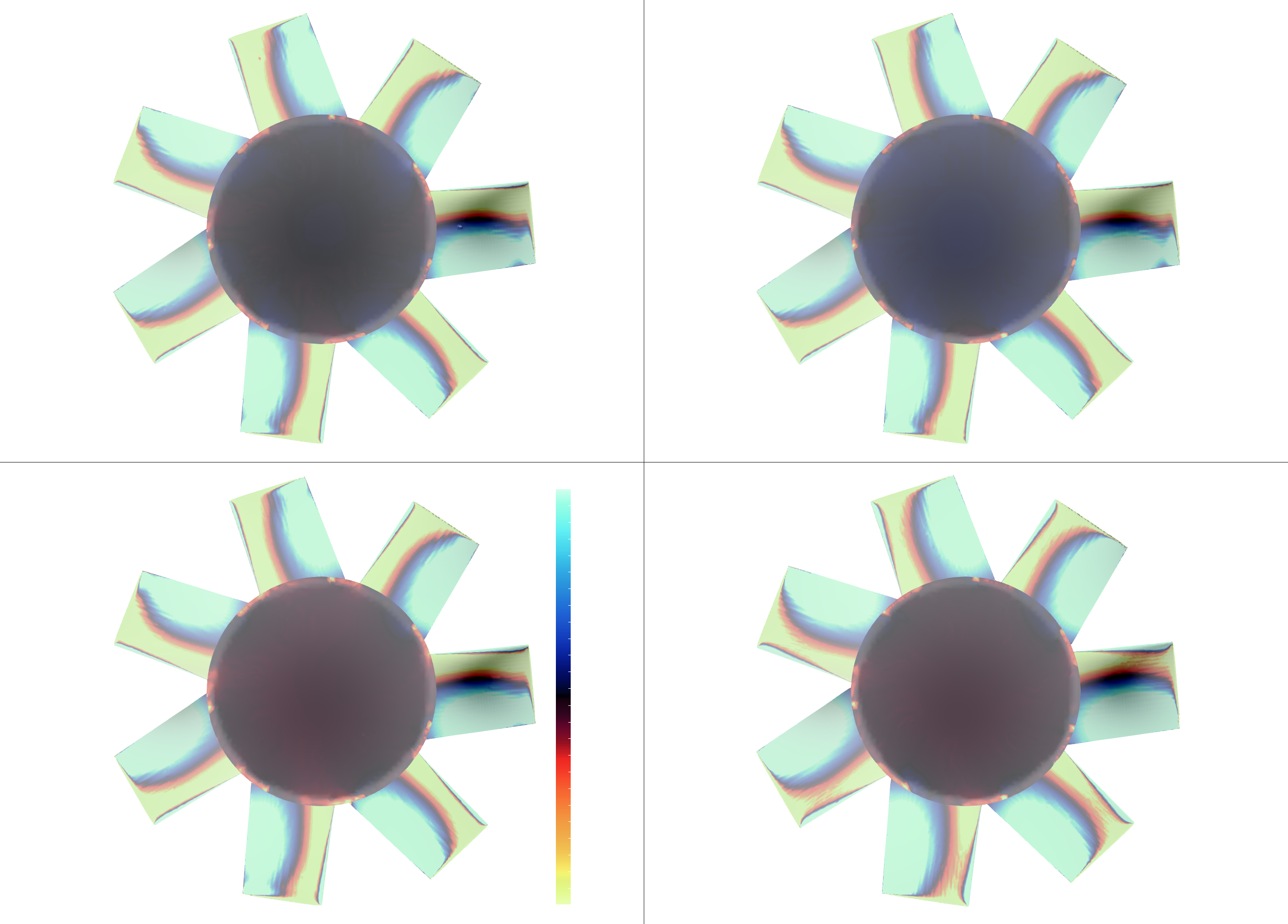 Axial Fan Simulation-driven Optimization 30 axial fan optimization back pressure four inverted