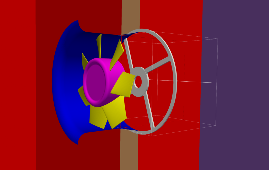 Axial Fan Simulation-driven Optimization 10 axial fan optimization domain detail