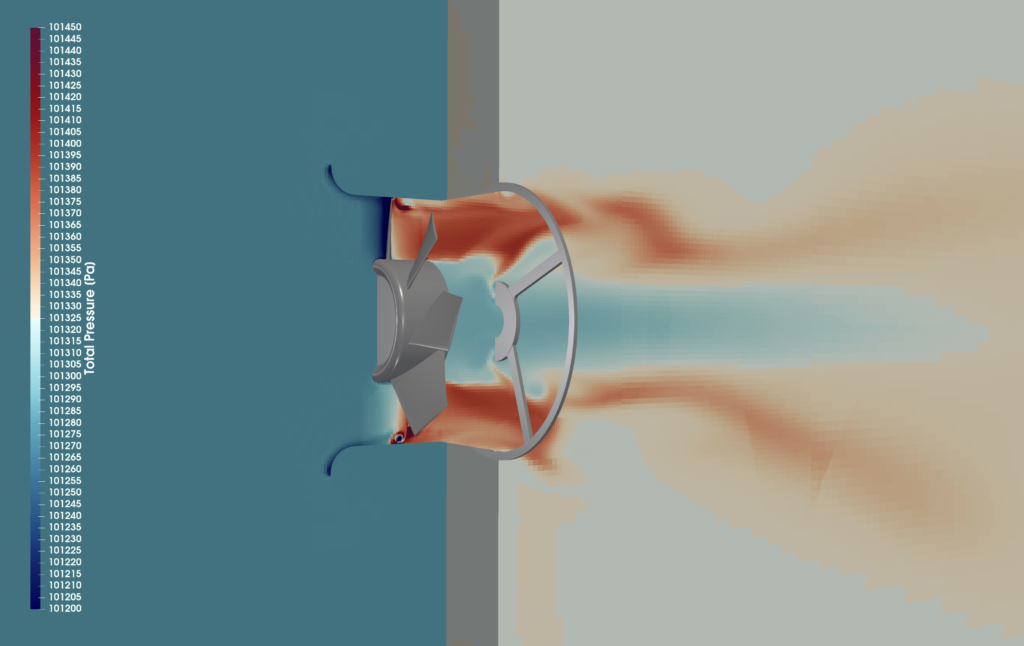 Axial Fan Simulation-driven Optimization 23 axial fan optimization total pressure
